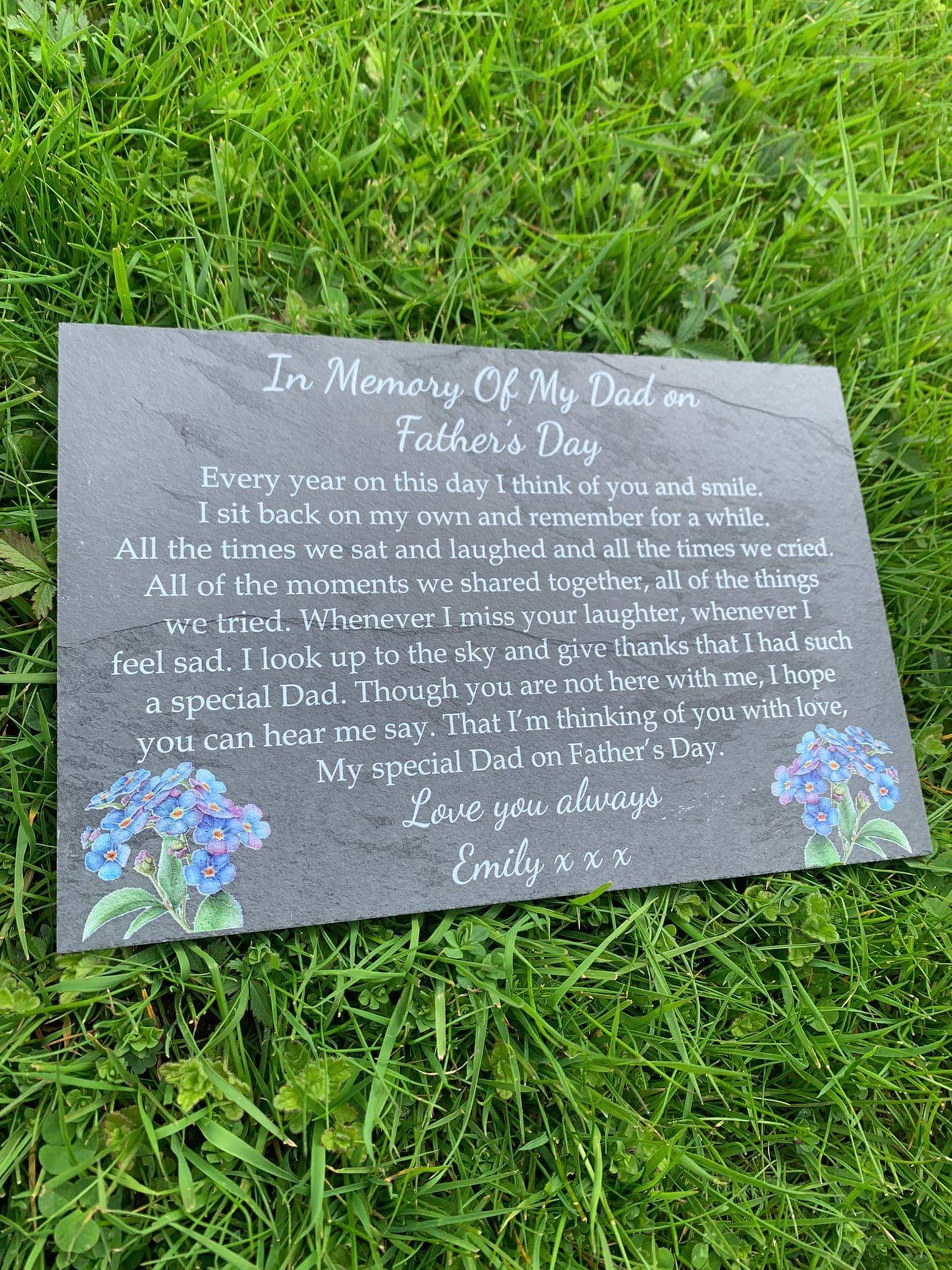 Father’s Day memorial slate