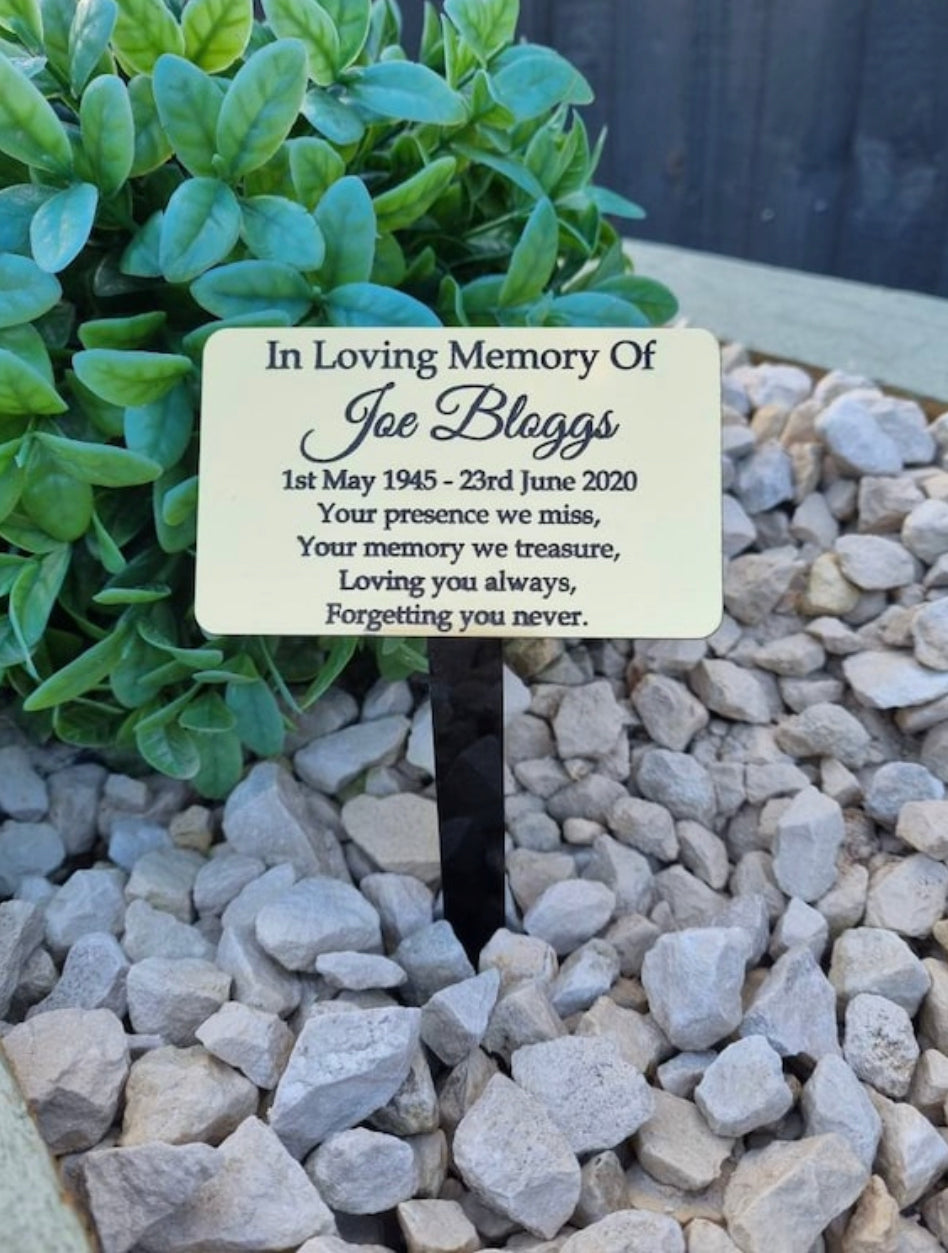 Your presence we miss memorial stake