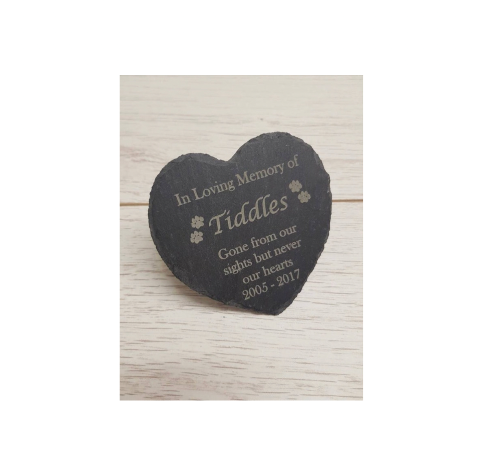 Gone from our sights pet memorial plaque