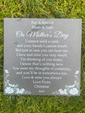 Mother’s Day memorial plaque Daisy