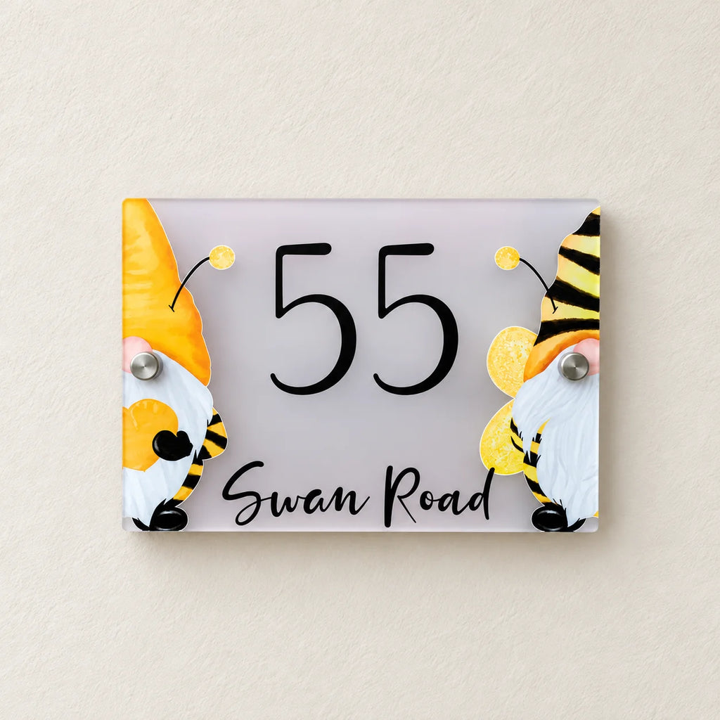 Gnome Acrylic House Sign