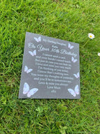 Butterfly Birthday memorial plaque