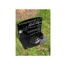 Dandelion temporary headstone with Base