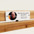 Acrylic Design your own bench memorial plaque