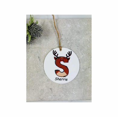 BOGOF Reindeer Christmas bauble