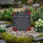 Christmas memorial plaque