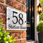Plain acrylic house sign