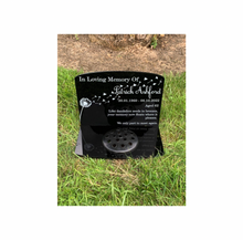 Dandelion temporary headstone with Base