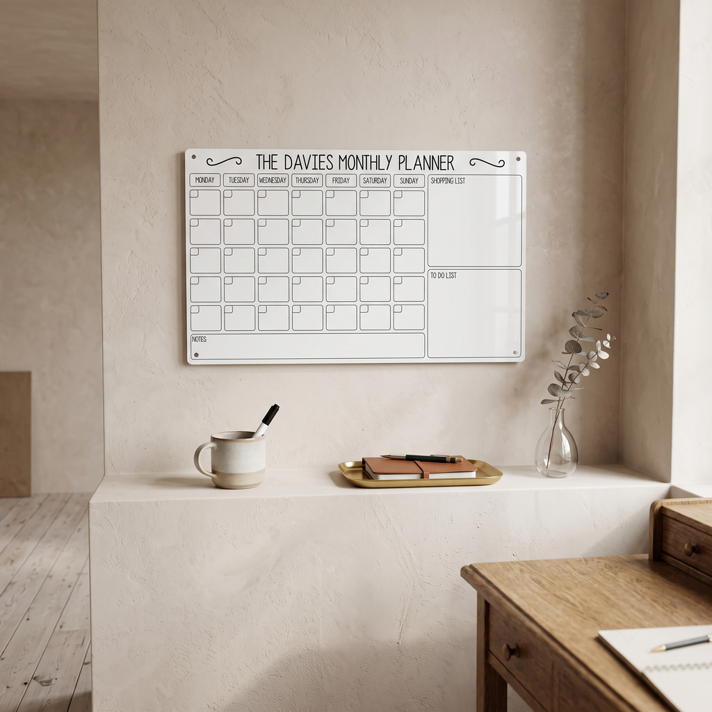 Family monthly planner