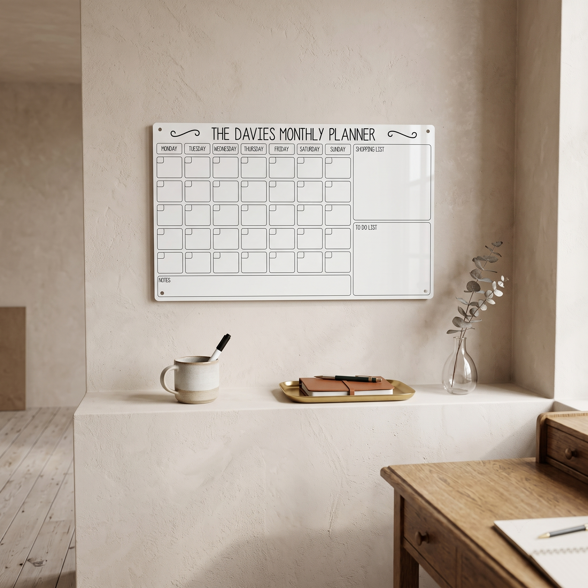 Family monthly planner
