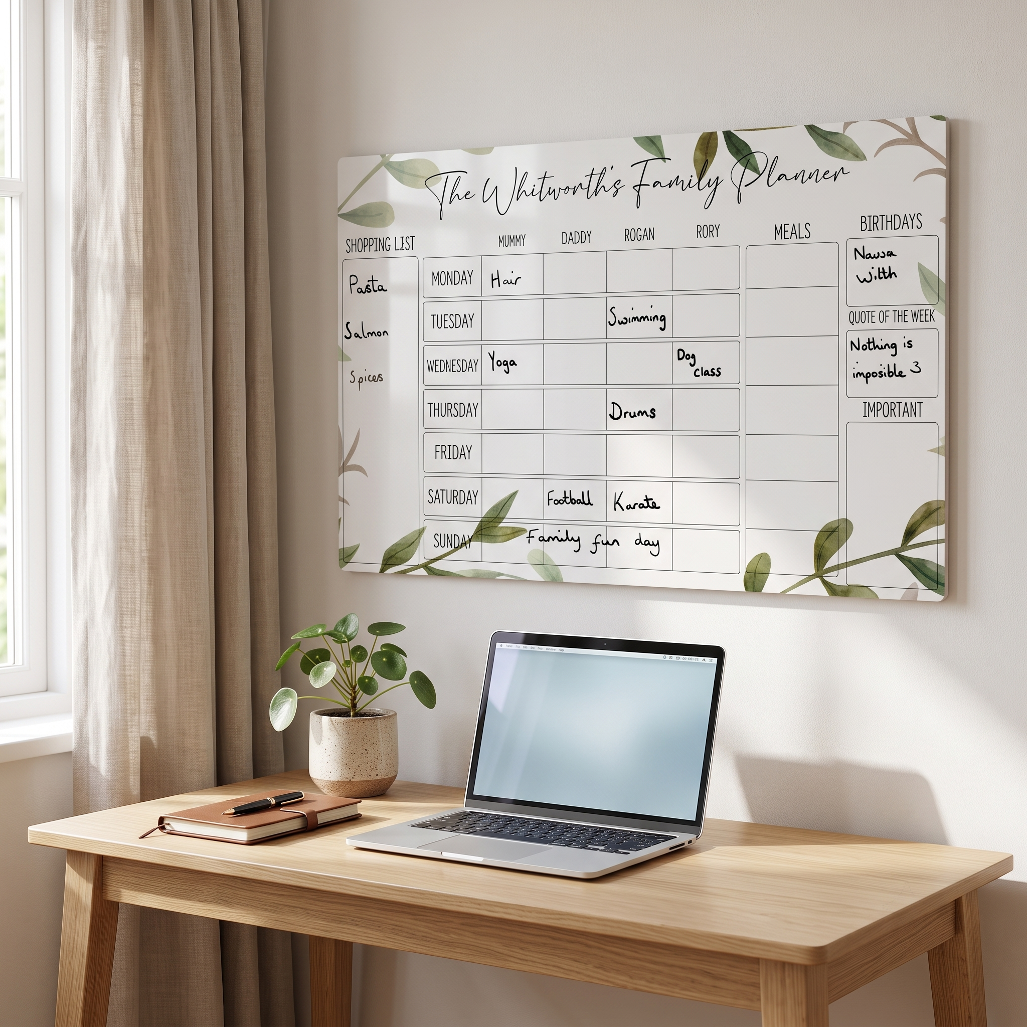 Family Weekly Planner & Organizer