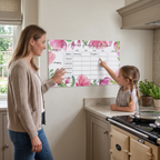 Family weekly planner Pink