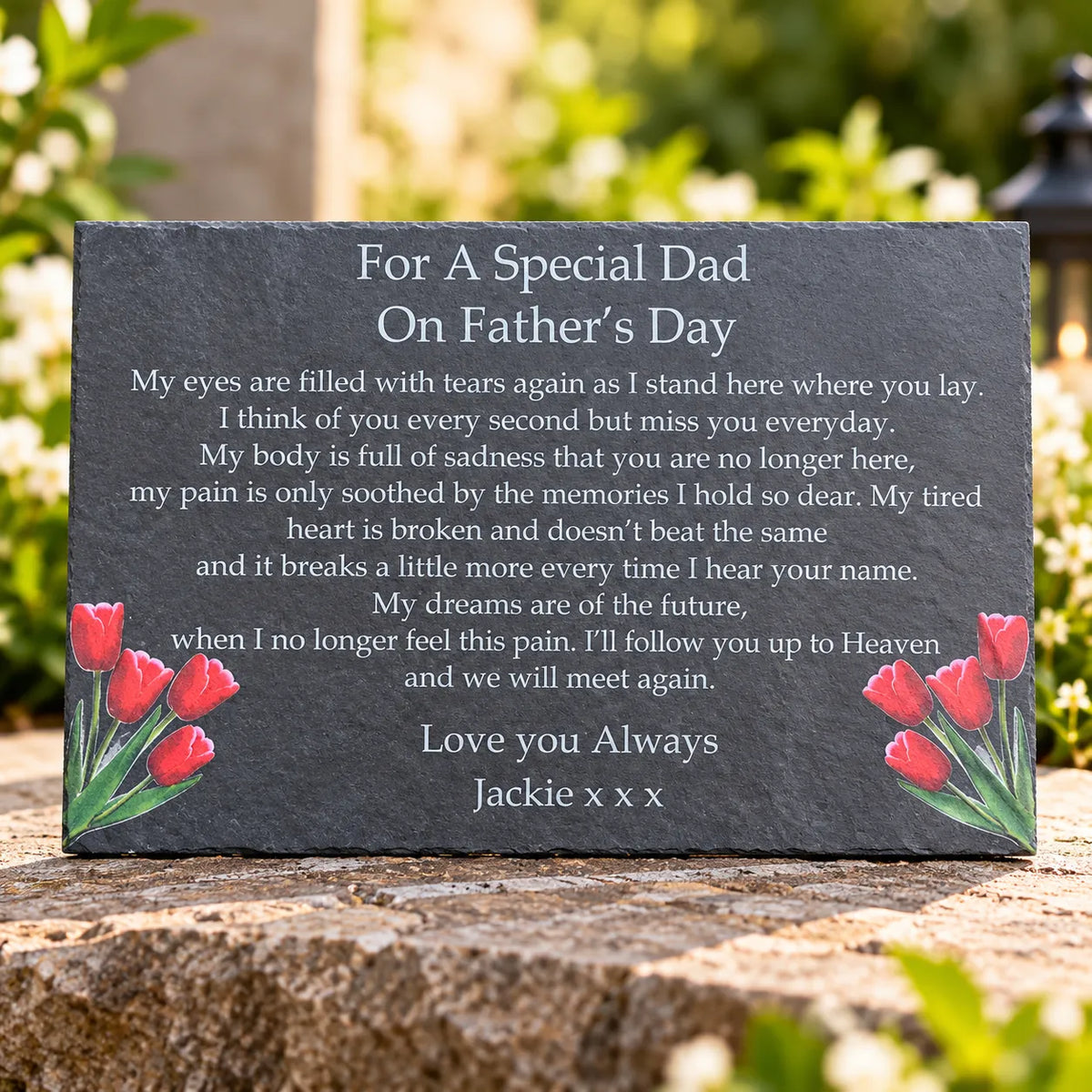 Father’s Day memorial slate