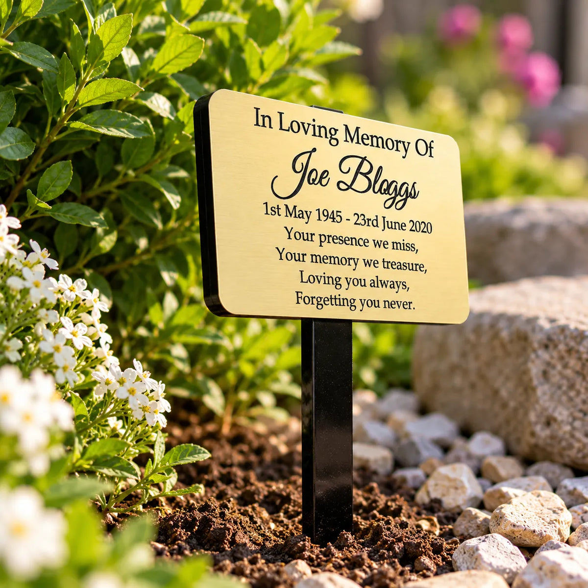 Your presence we miss memorial stake