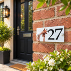 Acrylic house sign giraffe small