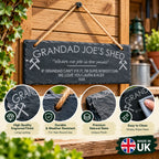 If grandad can’t fix it garden slate sign