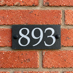 Number slate house sign