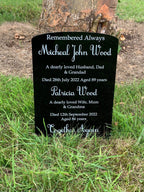 Temporary headstone