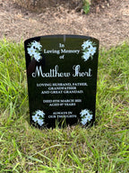 Lily corners temporary headstone
