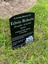 Butterfly temporary headstone