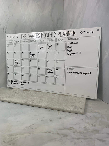 Family monthly planner