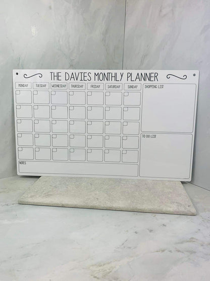 Family monthly planner
