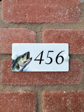 Acrylic house sign fish small