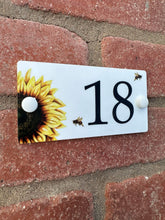 Acrylic house sign sunflower small