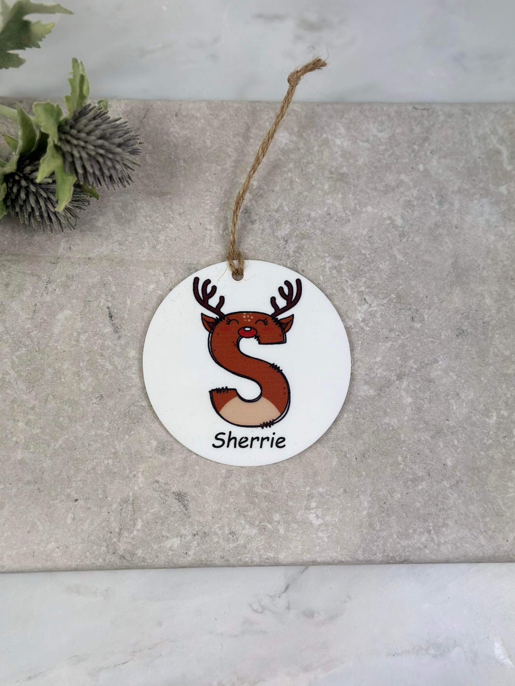 BOGOF Reindeer Christmas bauble
