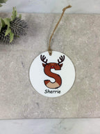 BOGOF Reindeer Christmas bauble