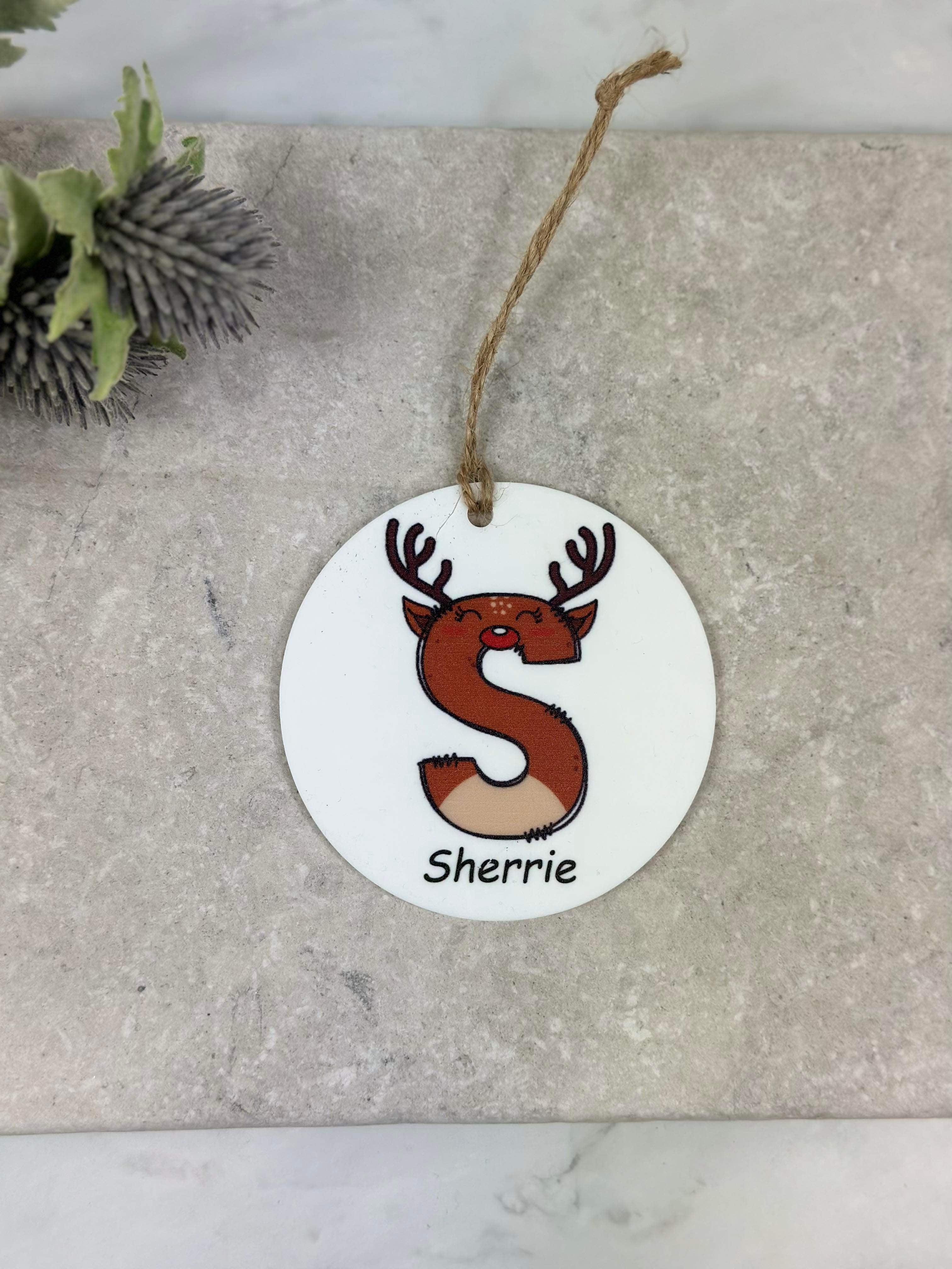 BOGOF Reindeer Christmas bauble
