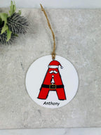 BOGOF Santa Christmas bauble