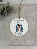 BOGOF penguin Christmas bauble