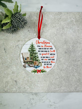 THIS ITEM CANNOT BE PERSONALISED WITH WORDING BOGOF Christmas in heaven Christmas bauble