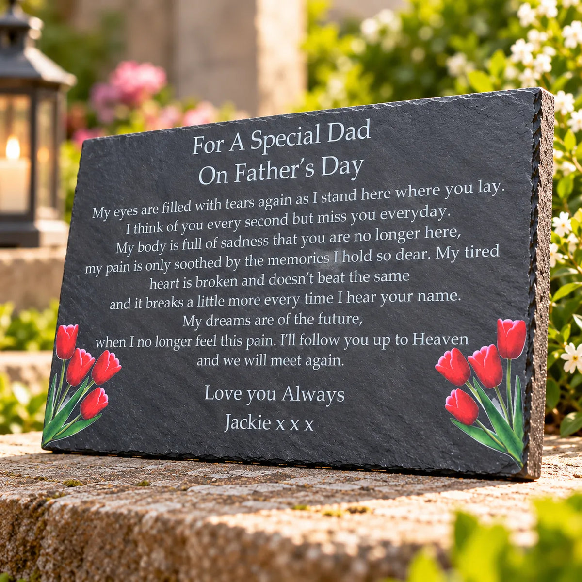 Father’s Day memorial slate