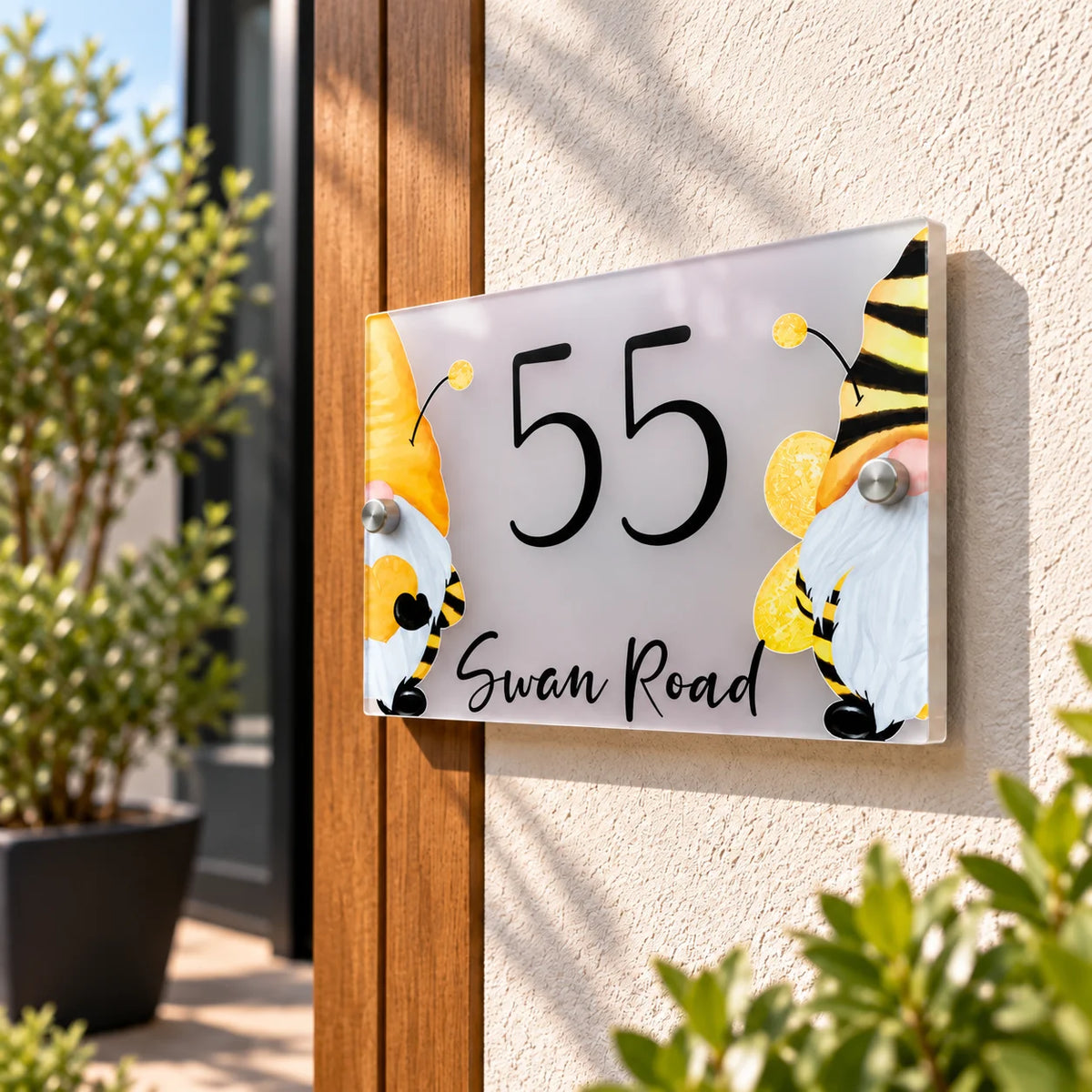 Gnome Acrylic House Sign