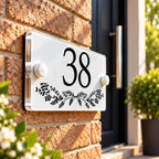 Acrylic house sign ivy small