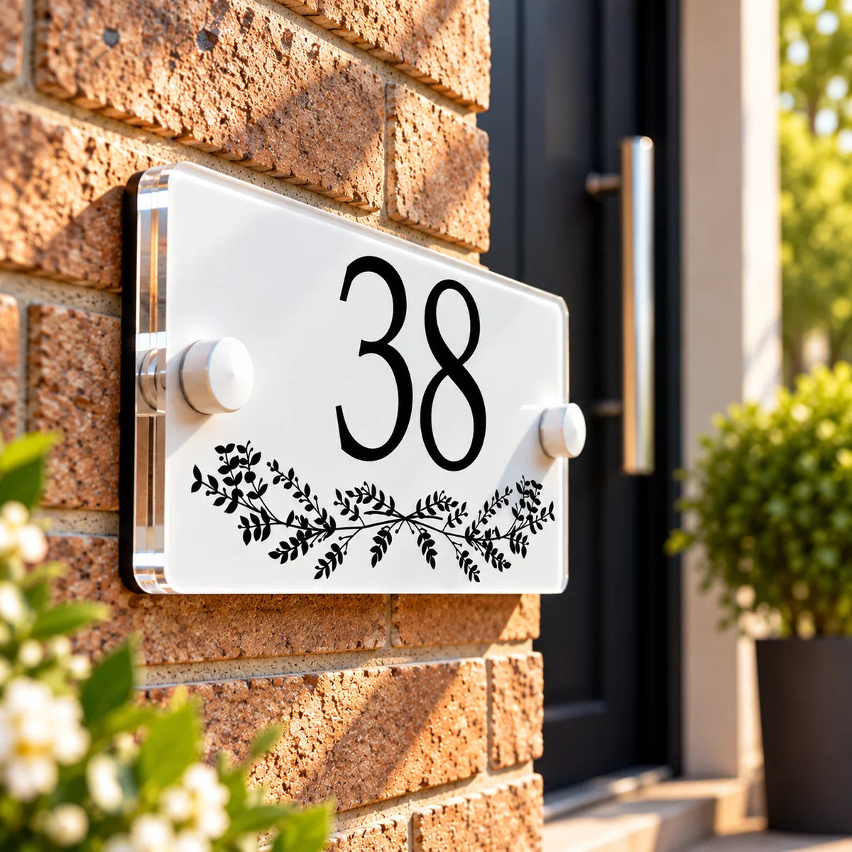 Acrylic house sign ivy small