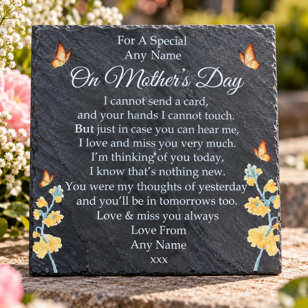 Mother’s Day memorial plaque