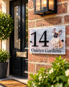 Dog breeds acrylic house sign