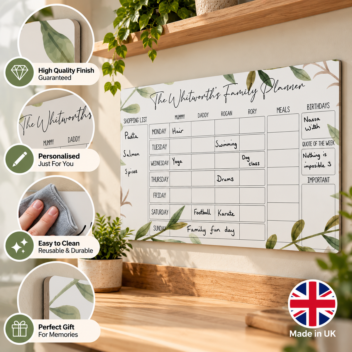 Family Weekly Planner & Organizer