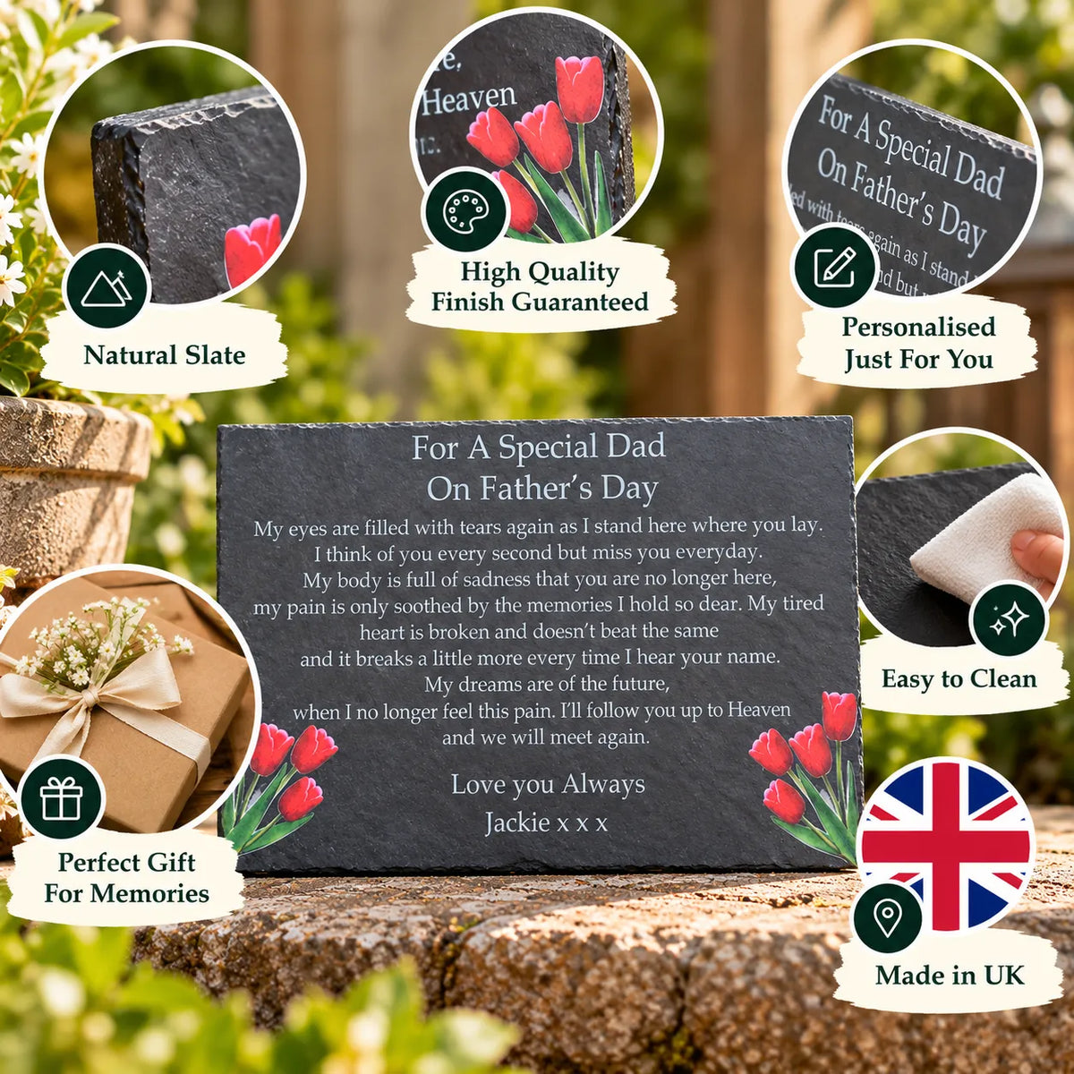 Father’s Day memorial slate