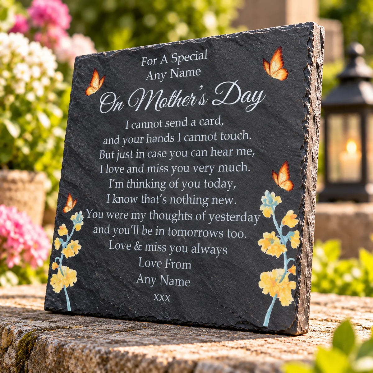 Mother’s Day memorial plaque