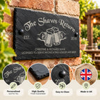 Garden beer slate sign