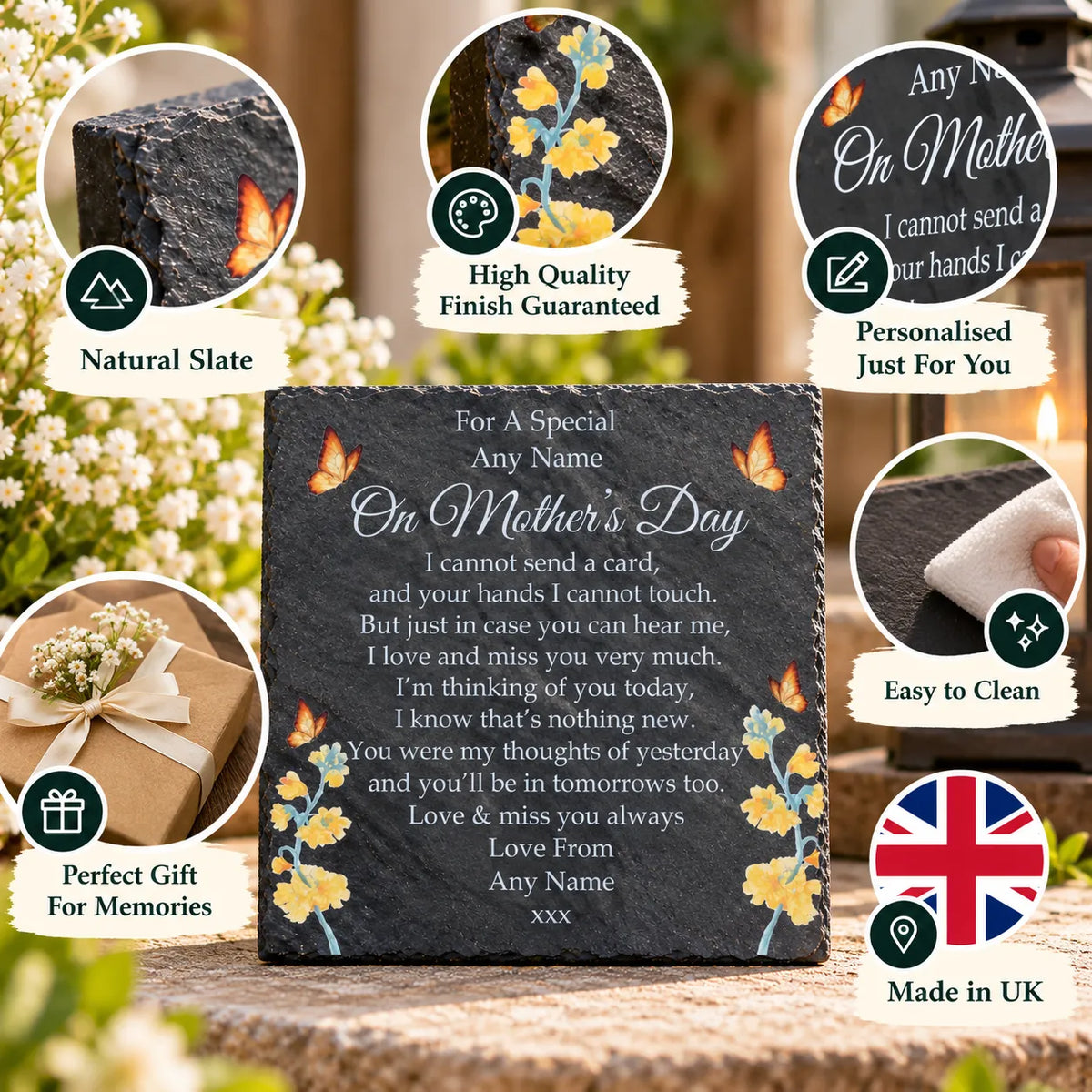 Mother’s Day memorial plaque