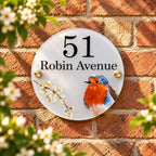 Robin acrylic house sign