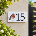 Acrylic house sign robin small
