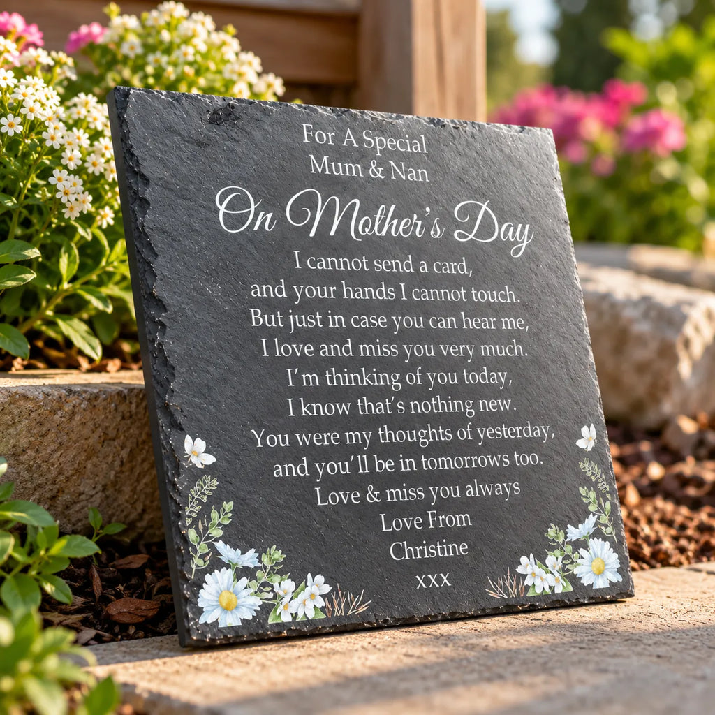 Mother’s Day memorial plaque Daisy