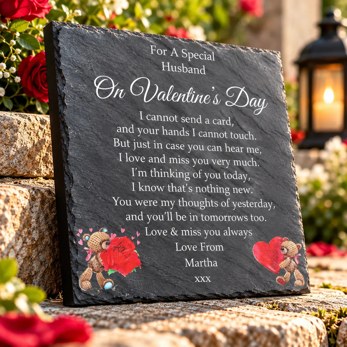 Valentine’s Day memorial plaque