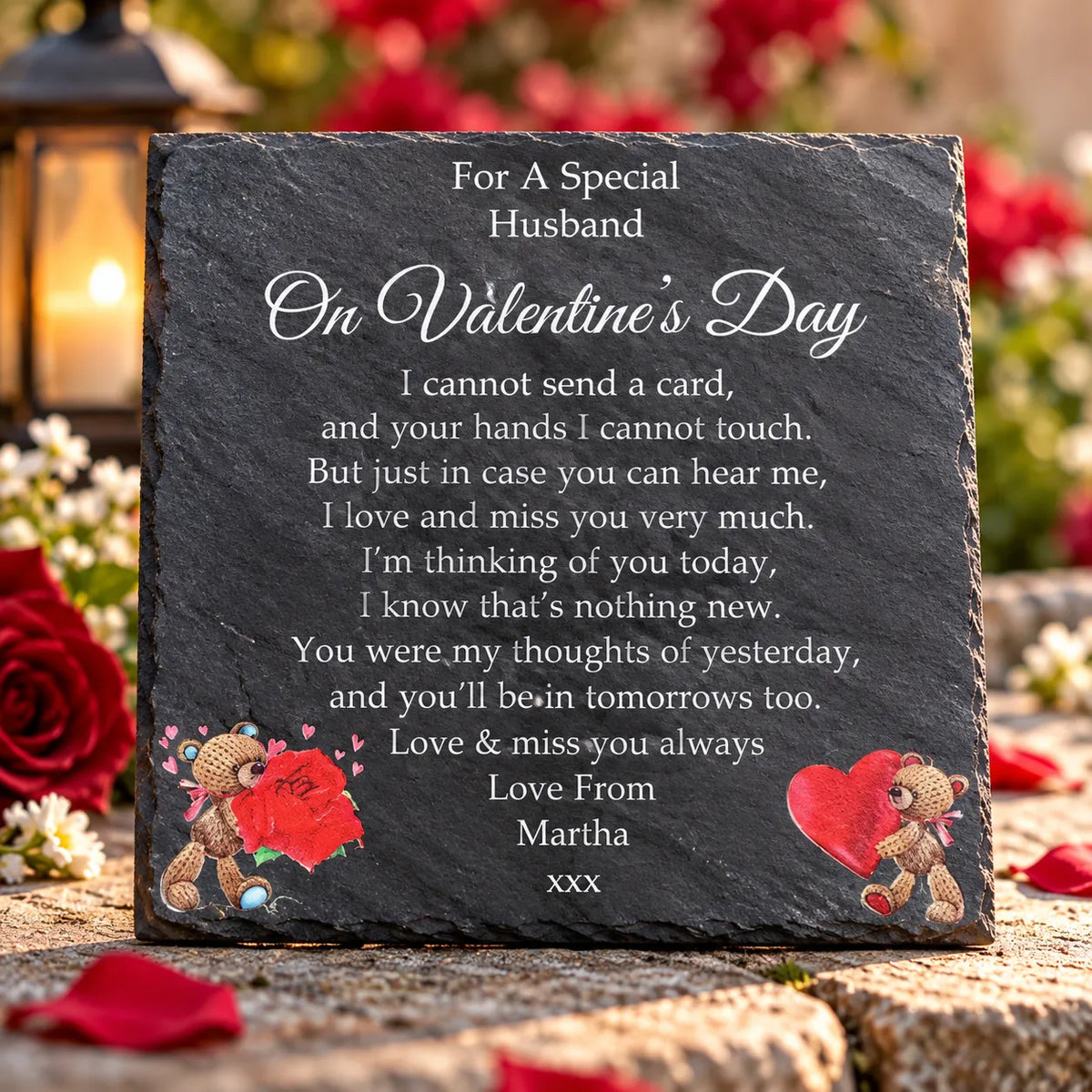 Valentine’s Day memorial plaque